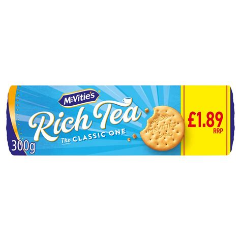 Mcvities Rich Tea Classic 300g Box Of 12 —