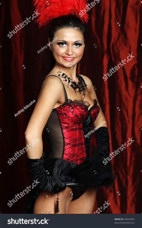 Sexy Moulin Rouge Girl Wearing Hot Stock Photo Shutterstock