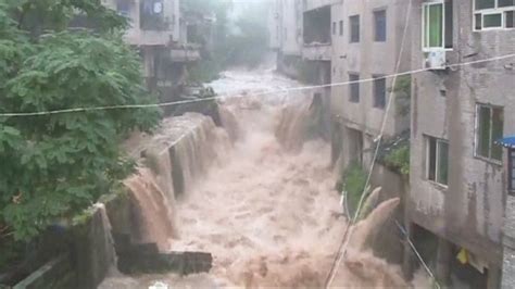 Flooding Destroys Roads in China - NBC News