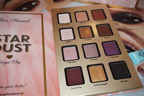 First Impression Too Faced Vegas Nay Stardust Palette Spence S Beauty