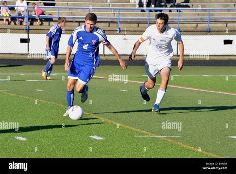 High School Soccer Stock Photo Alamy