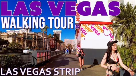 Las Vegas Strip Walking Tour Pm Youtube