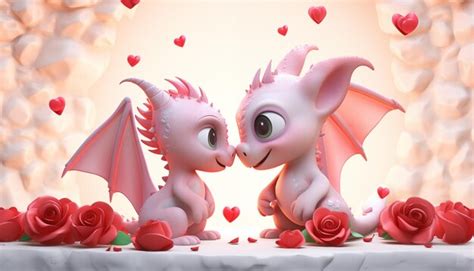 valentine dragon images    freepik