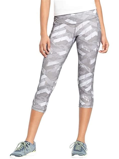 Womens Old Navy Active Patterned Compression Capris 20 Product