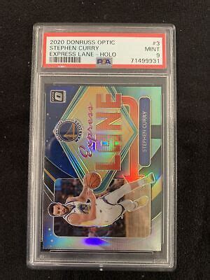 Donruss Optic Stephen Curry Express Lane Holo Psa Ebay