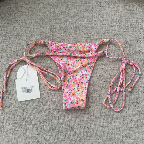 Kulani Kinis Swim Kulani Kini Thong Tie Side Bikini Bottom Angel Baby Size Small Nwt Poshmark