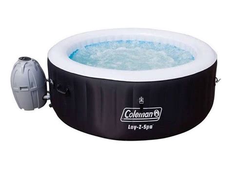 Coleman Saluspa Person Portable Inflatable Outdoor Spa Hot Tub Black For Sale From United States