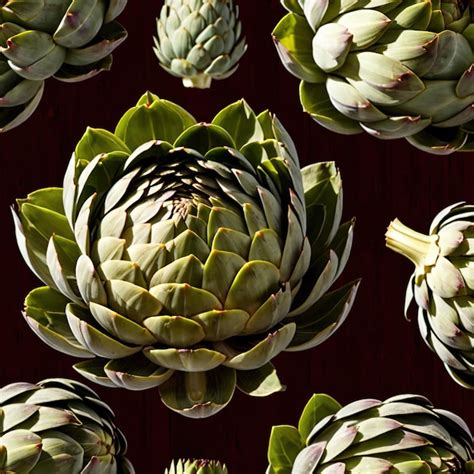 Premium Photo Artichoke Fresh Raw Organic Vegetable