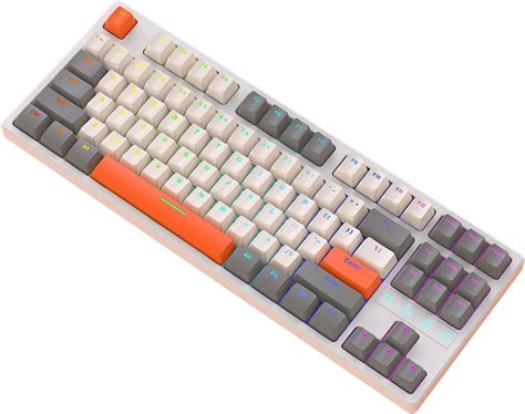 MAMBASNAKE K87 TKL Hot Swappable Wireless Mechanical Gaming Keyboard With Custom Coiled USB C