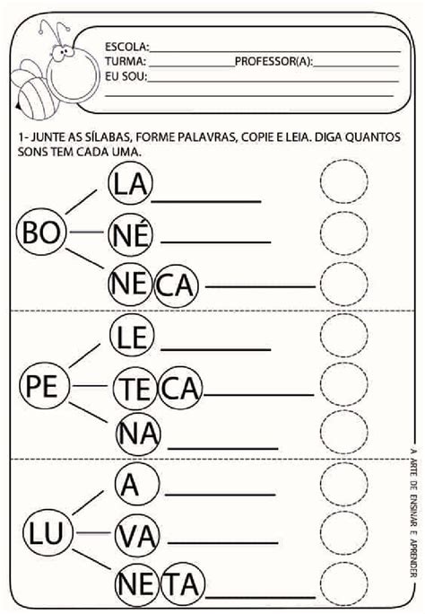 Atividades Para Crianças 6 Anos