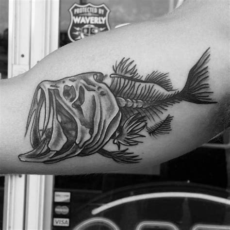 75 Bass Tattoo Designs For Men Sea Fairing Ink Ideas