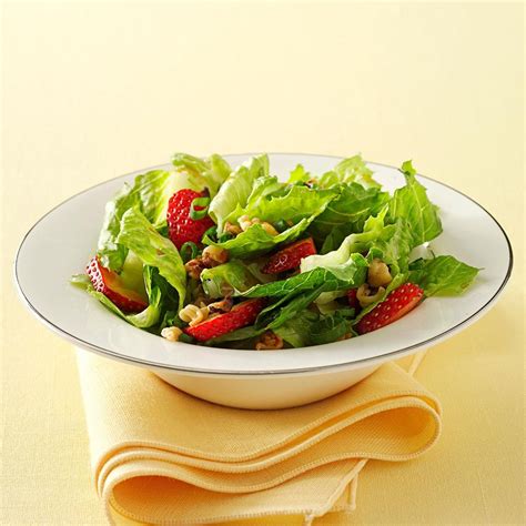 Crunchy Romaine Strawberry Salad Recipe Taste Of Home