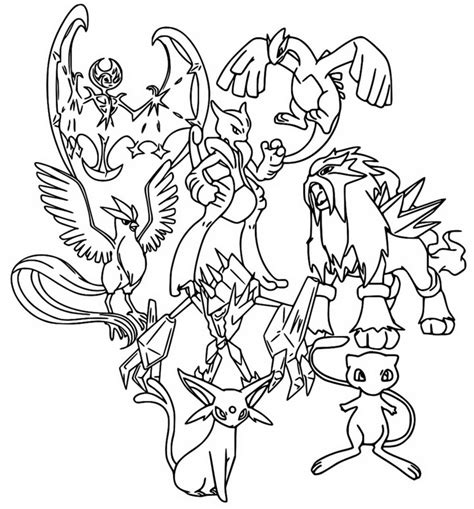 Coloriage Pokémon Populaires 2022 Type Psy 5