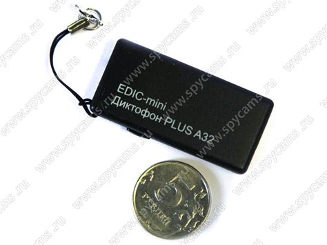 Миниатюрный диктофон для записи во время разговора Edic-mini PLUS A32 ...