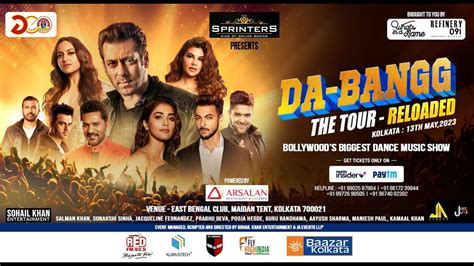 Dabangg The Tour Reloaded Kolkata Salman Khan Performing Live Youtube