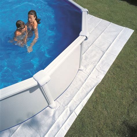 Gre Pools Tapis de sol 5 25 x 3 25m pour piscine 5m x 3m épaisseur