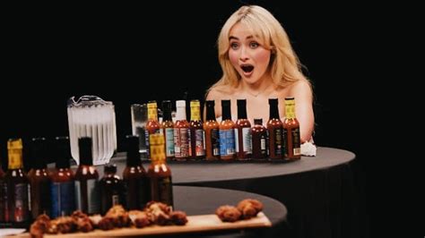 Sabrina Carpenter Visits Hot Ones Wings Chatting All The Spice