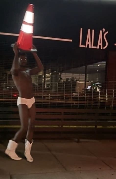 Lil Nas X Seen Roaming LA Streets Nearly Naked In Disturbing Video Hospitalised Then Arrested