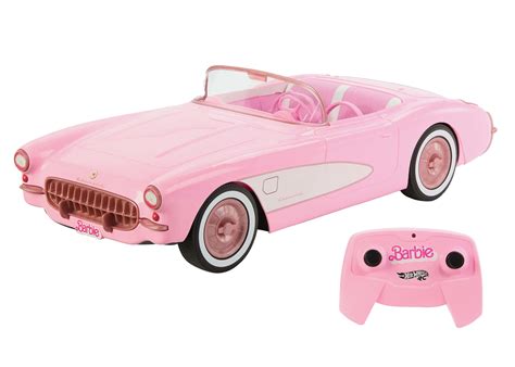 Rare Luxury Shopping Destination Hot Wheels RC Barbie The Movie Barbie Corvette