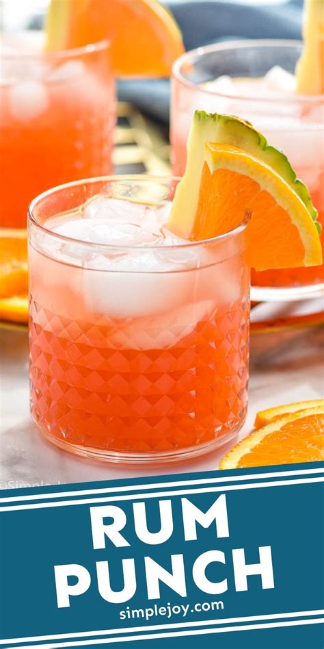 how to make rum punch at home