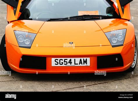 Lamborghini Murcielago Front View Stock Photo Alamy