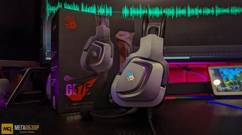 Обзор A4Tech Bloody G575. Игровые наушники с парящим оголовьем - MegaObzor