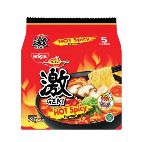 PROMO HALAL Nissin Geki Hot Spicy Bag 74gx5s Shopee Malaysia