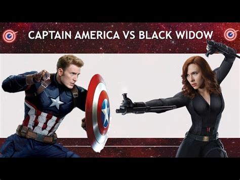 Black Widow Vs Captain America