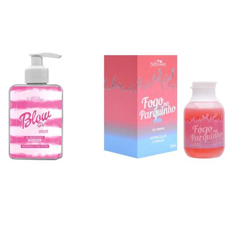 Kit Fogo No Parquinho Gel Orgasmo Ml Blow Girl Gel Sexo Oral Ml Hot Flowers Shopee Brasil