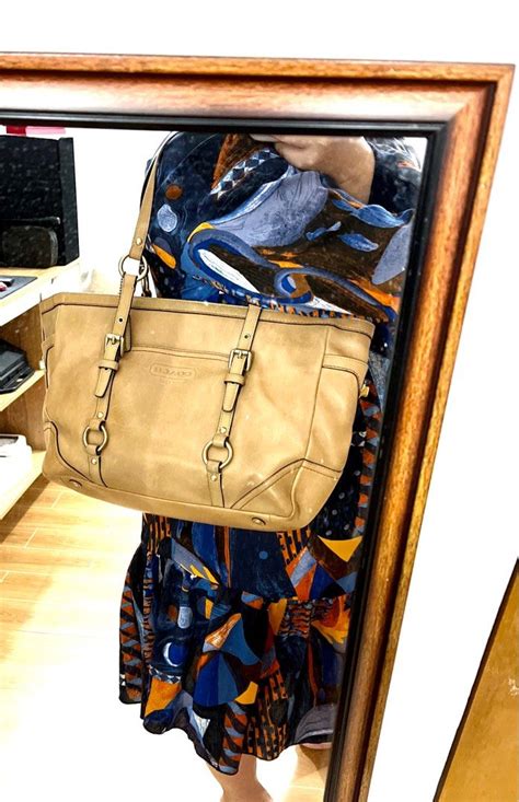 Coach Nude Tote Bag Luxury Bags Wallets On Carousell