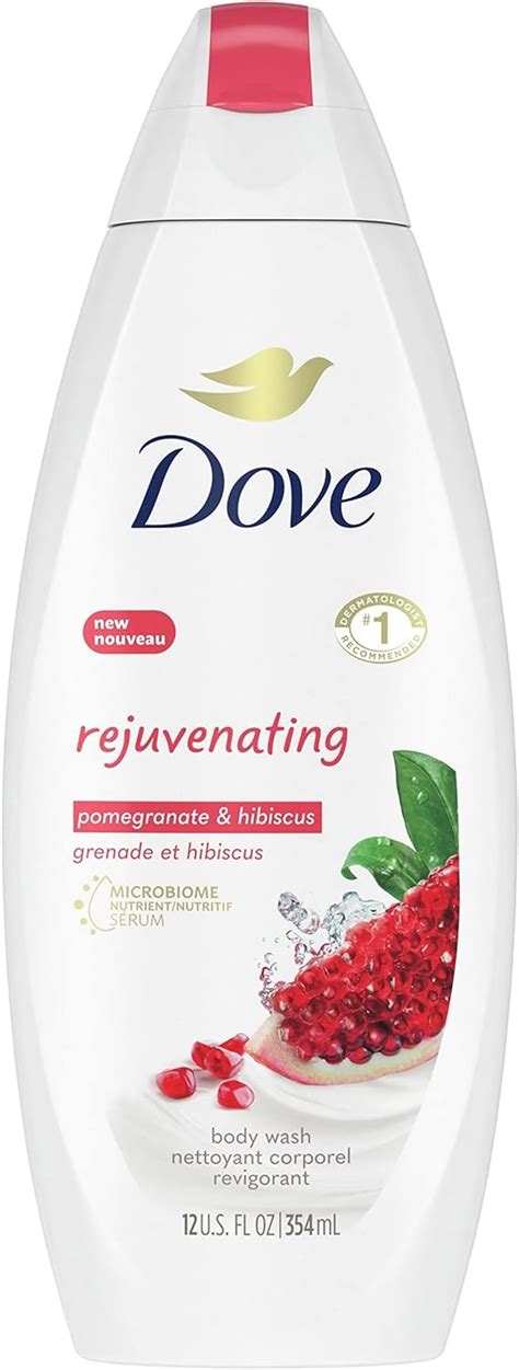 Dove Rejuvenating Body Wash With Skin Natural Nourishers Pomegranate