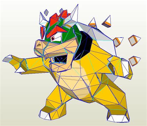 Bowser Papercraft By Nin Mario64 On Deviantart