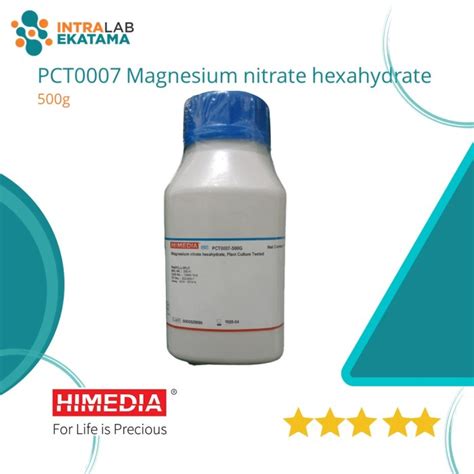 Jual Magnesium Nitrate Hexahydrate 500g Kota Bogor Intralab Ekatama