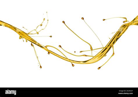 Oil Splash Wave Stock Photo Alamy