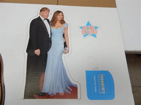 Sc1953 President Donald And Melania Trump Cardboard Cutout