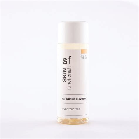 Skin Functional Exfoliating Glow Tonic 7 Glycolic Tonic Licorice E Highstreetcoza