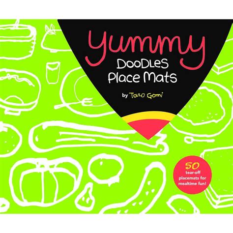 BBW Yummy Doodles Place Mats ISBN 9781452107936 Shopee Malaysia