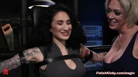 Lesbian Dominatrix Anal Fucks Big Natural Titis Arabelle Raphael