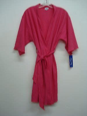 USA Made Nancy King Lingerie Sleepwear Short Thermal Robe Size Small Pink 869Q EBay