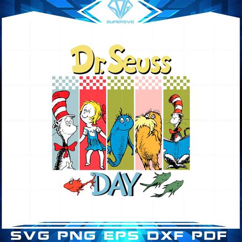 Friend Dr Seuss Day Kindergarten Dr Seuss Day Svg Cutting Files