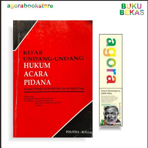 Jual Buku Kitab Undang Undang Hukum Acara Pidana Shopee Indonesia