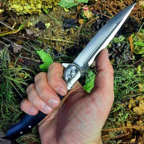 СКЛАДНАЯ ФИНКА 1-2, СТАЛЬ D2, ЧЕРНАЯ РУКОЯТЬ G10 в интернет-магазине ...