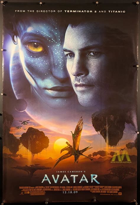 AVATAR (2009) Movie Poster, Original Teaser, Original US One Sheet, St