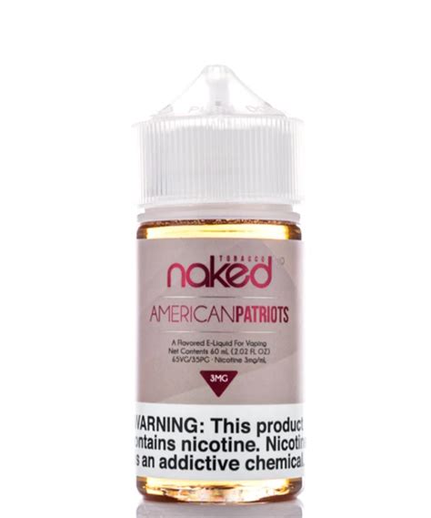 Naked Tobacco American Patriots Mg Ml