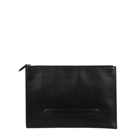 Salvatore Ferragamo Кожаная папка для документов черная купить недорого ...