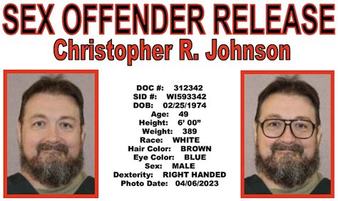 Convicted Sex Offender To Be Released In Nw Wisconsin Community Tuesday Recent News