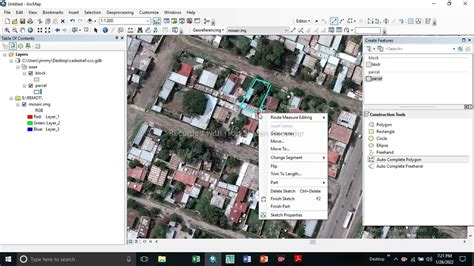 How We Prepare Cadastral Map From Aerial Photo Youtube