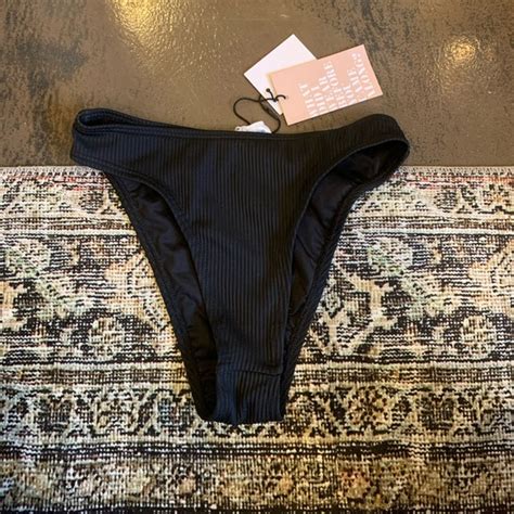 Tiger Mist Swim Tiger Mist Black Swim Bikini Bottom Xs Nwt Poshmark