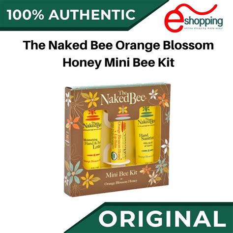 The Naked Bee Orange Blossom Honey Mini Bee Kit Shopee Philippines