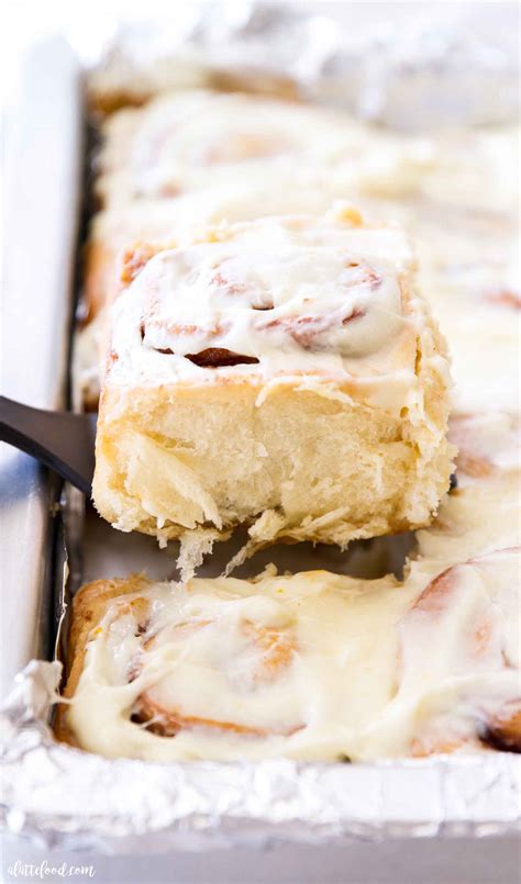 Fluffy Homemade Cinnamon Rolls Recipe A Latte Food